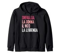 Smeralda La Donna Il Mito La Leggenda Festa di Compleanno Zip Hoodie