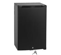 SMETA 12V & 240V 2 Way 50L Fridge with Lock for Van, RV, Office, Hotel Reversible Door|Cooling Excellent|Black