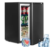 SMETA 12V 240V Fridge for Campervan, 2 Way Camping Fridge 40L with Lock Caravan Fridge 12V Car Fridge for Van RV Truck Yacht Travel Quiet | Reversible Door|Black