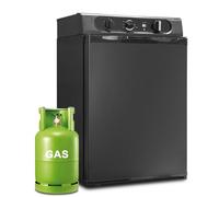 SMETA 60 L 12 V 220 V Gas Fridge Trivale, Small Fridge for Van Camper, Caravan, Mini Fridge for Van, RV, Truck, Yacht, Silent