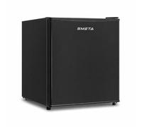 SMETA Table Top Fridge 48L, Mini Fridge 220-240V, Small Drinks Fridge with Reversible Door & Chiller Box, 6-Level Adjustable Thermostat, 39 dB - Perfect for Office& Bedroom, Energy Efficient, Black