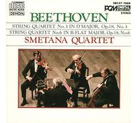 Smetana Quartet - Beethoven: String Quartet No. 3 in D major, Op. 18 No. 3, String Quartet No. 6 in B-flat, Op. 18, No. 6 (UK Import)