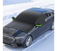 SMFDC Car Windscreen Snow Cover for Malibu IX 2019 2020 2021 2022 2023 2024 2025, Front Window Windshield Covers Side Windows Wing Mirrorsr Frost Snow Protector,B-Green