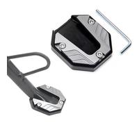 SMFDC Motorcycle Kickstand Pad for Ducati Monster 796 2010 2011 2012 2013 2014 2015, Motorbike Side Bracket Extension Plate Enlarged Foot Pad Modified Parking Support Stand,C-Grey