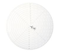 Smgda 250mm/10" Woodturning Round Center Finder, Compass Circles Drawing Tool with Centering Needle, Acrylic Accurate Scale Centering Ruler for Woodturners Bowls Lathe Work(Transparent, 250mm)