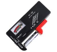 Smgda Analogue Battery Tester, Universal Battery Checker, Small Battery Test Multi Size for AAA AA C D 9V 1.5V Button Cell Household Batteries, No Batteries Required