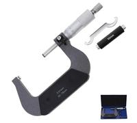 Smgda Outside Micrometer 50-75 mm(0.01 mm Graduations), Metric External Caliper with Zero Wrench and Packing Box, High Outside Metric Micrometer Ratchet Stop Measuring Tool (50-75mm)