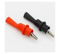 SMGLRUEAT 1 Pair Alligator Crocodile Test Clip Clamp For Multimeter Tester Probe