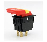 SMGLRUEAT 1pc 16A 250V 5E4 Wood Mechanical Electromagnetic Pushbutton Push Button Switches, HY18