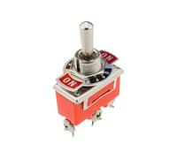 SMGLRUEAT 1pc SPST DPDT 250V 15A Toggle Switch Latching on-off-on E-TEN1122 3pin