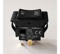 SMGLRUEAT 1Piece HY60D Rocker Switch,Automatic Reset RET-EXT,Control Bi-Direction Reversing of electronic starter 20A 125VAC 12(6) A 250VAC