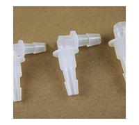 SMGLRUEAT 20pcs/lot M6 M8 G/18~G3/8 Thread to 2-11.1mm PP Elbow Connectors Hex Nut Aquarium Fish Tank Air Pump Fittings Hose Joints (Color : 4.8 1l8inch 4.8mm)