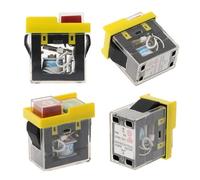 SMGLRUEAT 250V 2-Button Waterproof Dustproof Switches Momentary Electromagnetic Switches for Machine Switches for KJD6 5E4