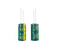 SMGLRUEAT 2pc 68UF 250V high-frequency low-impedance Aluminum Electrolytic Capacitor