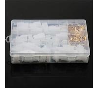SMGLRUEAT 40sets/380pcs 2.8mm Connector 2/3/4/6 Pin Electrical Wire Connector Male Female Cable Terminal Kits Cars Motorcycles