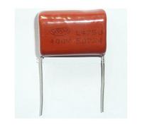 SMGLRUEAT 50pcs CBB capacitor 475 400V 475J 4.7uF 4700nF P27 CL21 Metallized Polypropylene Film Capacitor