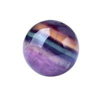 SMGLRUEAT Beautiful Colorful Fluorite Ball Home Decoration,1 Piece,20~25mm