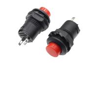 SMGLRUEAT Emergency Stop Switch DS-228 3A /125VAC 1.5A/250VAC On/Off Latching Momentary Push Button Switches DS-428 Self Locking Push Button Switch(Momentary Red,20PCS)