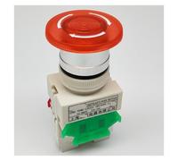 SMGLRUEAT Emergency Stop Switch Emergency Stop Light Power 22mm Switches Mushroom Head on Off Pushbutton Led Switch Lay37 Lay7 Y090(24V)