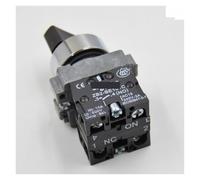 SMGLRUEAT XB2BD45C Rotary Select Selector Switch NO NC 2 Positions Momentary Spring 22mm Mounting Hole
