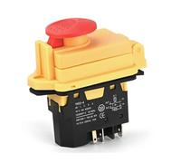 SMGLRUEAT YH02-A Electromagnetic Switch 250V 16A 5PIN Start Push Button for Machine Tool Equipment Waterproof