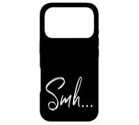 Smh... Handwriting Word Shake My Head Irony Slogan Humor Case for iPhone 17 Pro