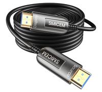 SMICEM 8K HDMI Fibre Optic Cable 15M Optical HDMI 2.1 Cable 48Gbps Ultra High Speed 8K @ 60Hz 4K @ 120Hz Dynamic HDR eARC Dolby HDCP 2.2&2.3 for HDTV/Projector/Home Cinema/TV Box