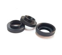 Smicroscope Accessories For Adults 1 Piece CS C-RMS/RMS-C Adapter Ring C to RMS Mounting Thread Ring Adapter All Metal RMS to C-mount for USB Camera Objective Lens Microscope ( Color : Outer C Inner R