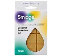 Smidge 12-Piece Beeswax Refresher Set - Revive Reusable Food Wraps, 100% Organic, Eco-Friendly Maintenance Kit for Beeswax Wraps, Extend Life & Sustainability