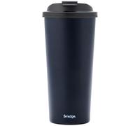 Smidge 473ml Travel Cup - 100% Leak-Proof Travel Mug - Double-Walled, Vacuum Insulated Mug - Keeps Drinks Hot for 6 Hours, Cold for 12 Hours - Easy to Clean, 18/10 Stainless Steel - Winter Sky