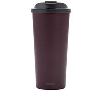 Smidge 473ml Travel Cup - 100% Leak-Proof Travel Mug - Double-Walled, Vacuum Insulated Mug - Keeps Drinks Hot for 6 Hours, Cold for 12 Hours - Easy to Clean, 18/10 Stainless Steel - Autumn Berry