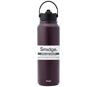 Smidge Large Insulated Water Bottle 1.2L Autumn Berry - BPA-Free Stainless Steel Reusable Flask with Sipping lid, Leakproof, Vacuum Sealed for Hot & Cold Drinks