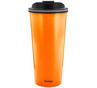 Smidge Reusable Travel Coffee Cup, Leakproof 18/10 Stainless Steel Insulated Cup 473ml, 6 Hours Hot, 12 Hours Cold, Barista Measuring Guide, BPA Free
