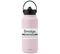 Smidge Reusable Water Bottle 900ml Summer Blush - Insulated Stainless Steel Flask with Sipping Lid for Hot & Cold Drinks, Leakproof & BPA-Free, No Metallic Taste