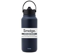 Smidge Reusable Water Bottle 900ml Winter Sky - Insulated Stainless Steel Flask with Sipping Lid for Hot & Cold Drinks, Leakproof & BPA-Free, No Metallic Taste
