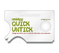 Smidge Unisex's Tick Removing Card, Green, one size