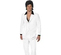 Smiffys 1970S White Disco Suit Adult Costume 39427xxl Xl