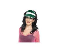 Smiffy's 1980's Women's Sun Visor (green) - visor sun fancy dress 80s green mens ladies 1980s accessory womens smiffys 44947