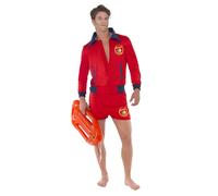 Smiffys 20587 Baywatch Lifeguard Costume Size Large 42 to 44 chest