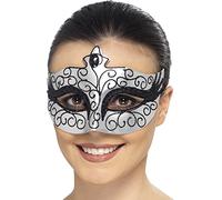 Smiffys 27575 Gothic Swan Eye Mask (One Size)