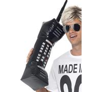 Smiffys 30-inch Inflatable Retro Mobile Phone - Black