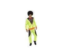 80s Shell Suit Costume Scouser Tracksuit Adult Mens Retro Fancy Dress Outfit