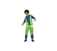 80s Height of Fashion Shell Suit Costume, Male, Gr