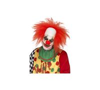 Smiffy's 44898 Deluxe Clown Wig (one Size) - Fancy Dress Mens Halloween Horror - deluxe clown wig fancy dress mens halloween horror accessory red