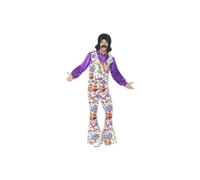 Smiffy's 44904l 60's Groovy Hippie Costume (large) - dress fancy 60s groovy hippie costume mens hippy retro adult peace 70s ladies suit adults
