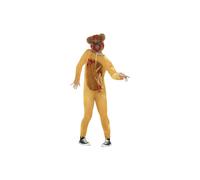 Smiffy's 45268l Deluxe Zombie Teddy Bear Costume (large) - deluxe halloween mens fancy dress costume zombie teddy bear adults bodysuit 3844 animal