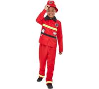 Smiffys 47715M Fire Fighter Costume, Boys