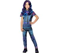 Smiffys 51588T Officially Licensed Disney Descendants Mal Costume, Black Purpl