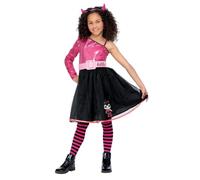 Smiffys 51642M L.O.L Surprise Spice Devil Costume, Girls, Pink & Black, M-Age 7-9 years