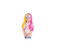 Smiffys Unicorn Rainbow Wig, Girls Fancy Dress, Child Dress Up Wigs